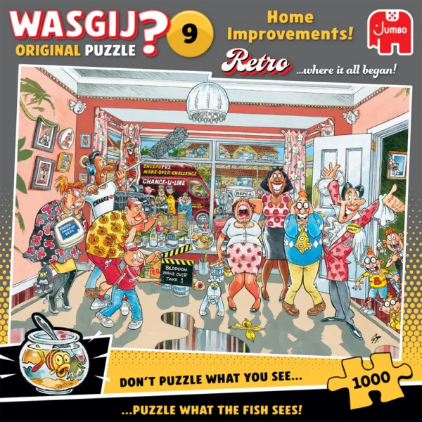 Пазл Jumbo Wasgij Retro Original 9 - Home Improvements! - Зображення 2