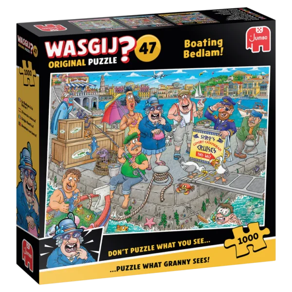 Пазл Jumbo Wasgij Original 47 - De boot in!