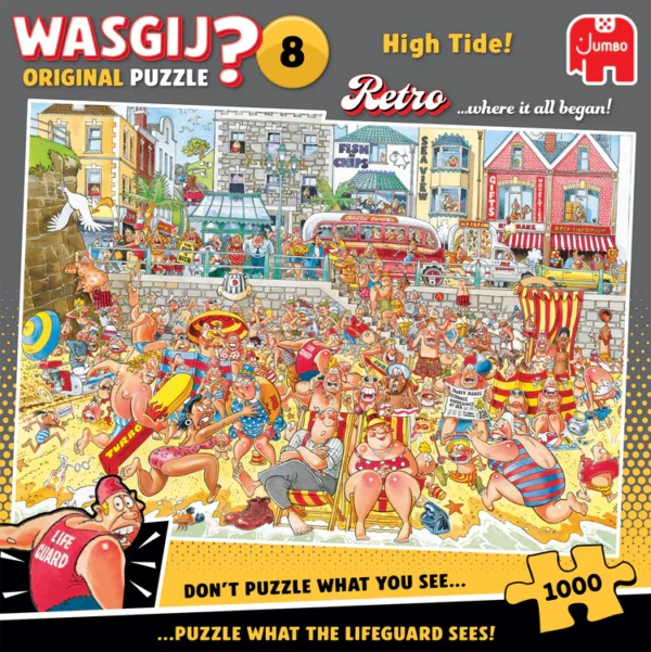 Пазл Jumbo Wasgij Retro Original 8 - High Tide! - Зображення 3