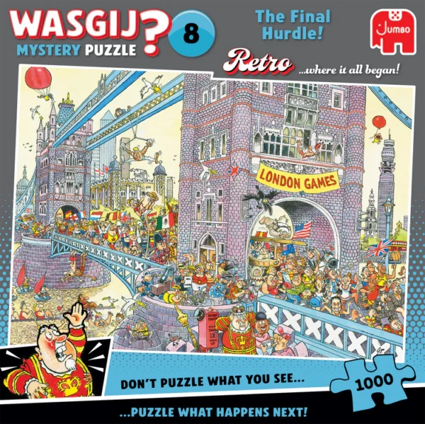 Пазл Jumbo Wasgij Retro Mystery 8 - The Final Hurdle! - Зображення 3