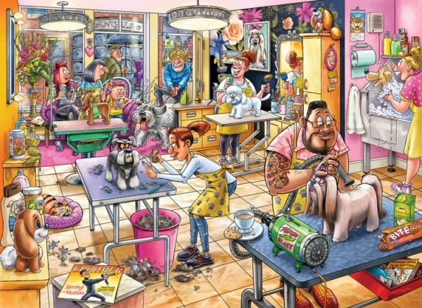 Пазл Jumbo Wasgij Mystery 23 - Pooch Parlour! - Зображення 2
