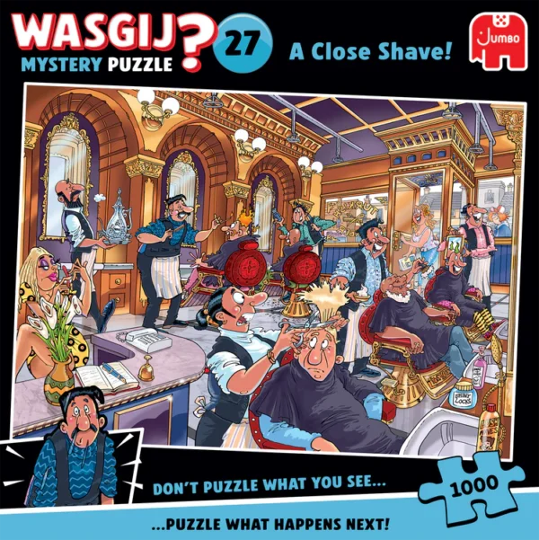 Пазл Jumbo Wasgij Mystery 27 - A Close Shave! - Зображення 3