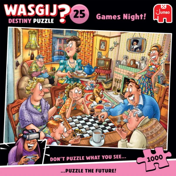 Пазл Jumbo Wasgij Destiny № 25  Games Night! - Зображення 2
