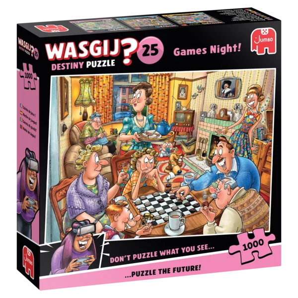 Пазл Jumbo Wasgij Destiny № 25  Games Night!