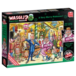 Пазл Jumbo Wasgij Christmas 21 - A Very Merry Makeover! В коробці 2 пазли!