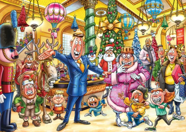 Пазл Jumbo Wasgij Christmas 21 - A Very Merry Makeover! В коробці 2 пазли! - Зображення 2