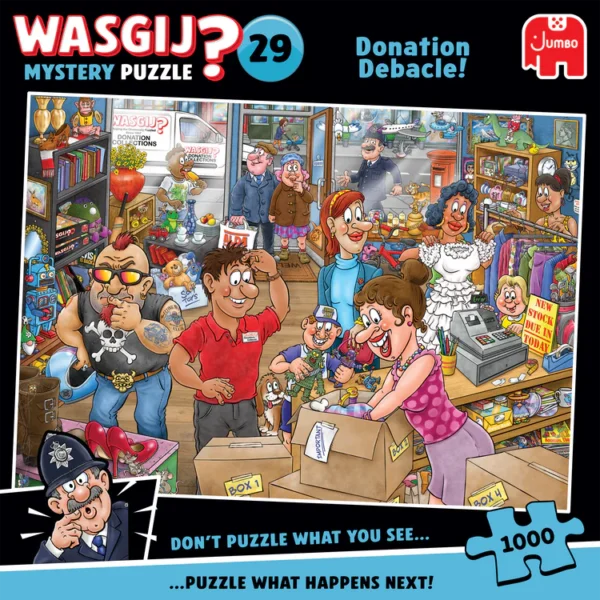 Пазл Jumbo Wasgij Mystery 29 - Donation Debacle! - Зображення 2