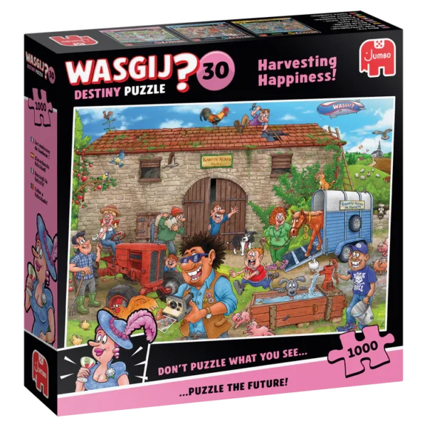 Пазл Jumbo Wasgij Destiny 30 - Harvesting Happiness!