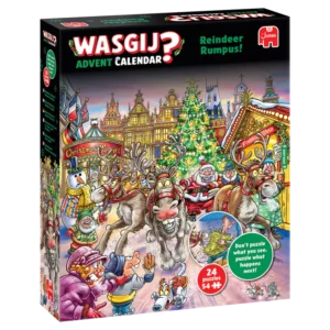 Пазл Jumbo Wasgij Christmas Advent Calendar - Reindeer Rumpus! 24x54 пазлів